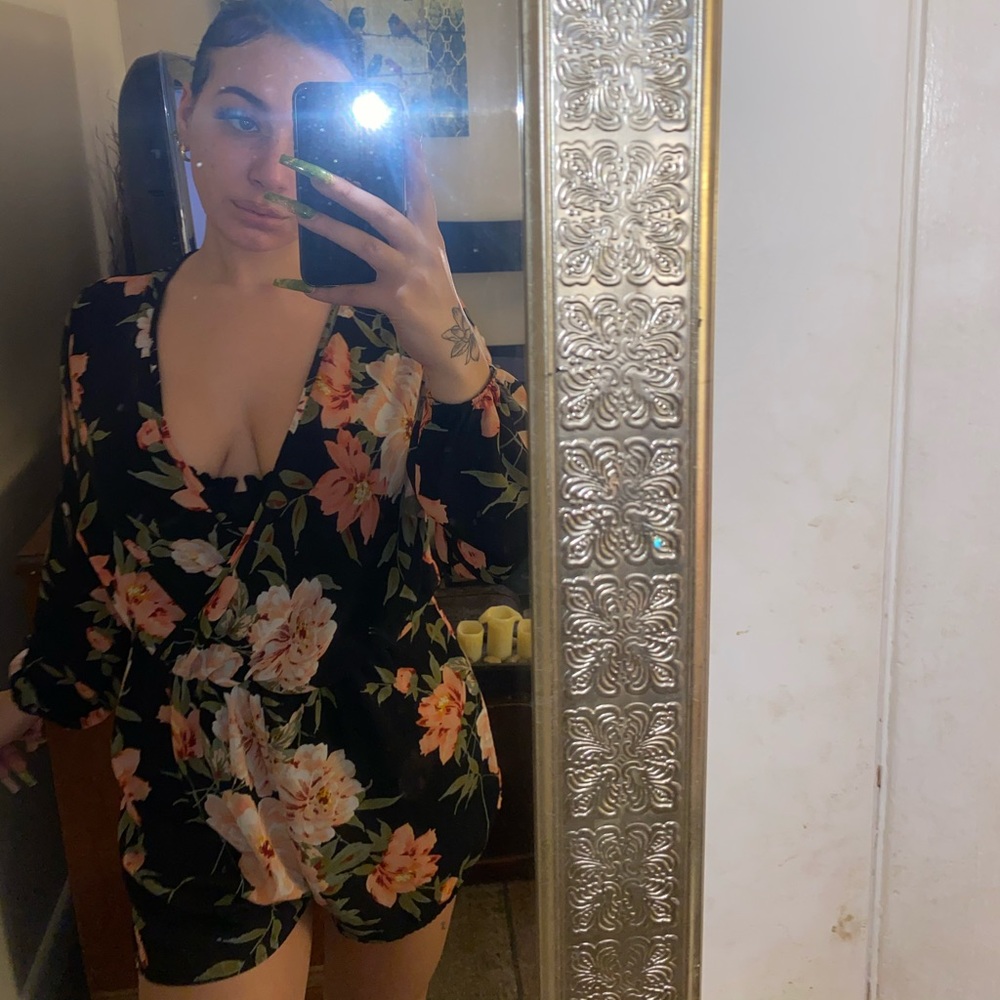 Long sleeve spring romper